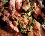 Foto langkah ke 5 dari resep Pepes Ayam Pedas Kemangi.