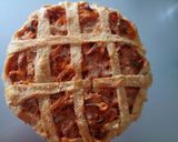 A picture of step 6 of Timballo di pasta - pasta pie.