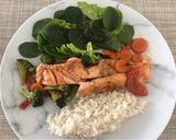 Foto del paso 4 de la receta: Salmón al horno con verduras
