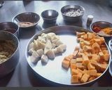 ছোলার ডাল কুমড়ো দিয়ে ধোঁকার ডালনা(cholar dal kumro diye dhokar dalna recipe in Bengal) রেসিপি ধাপ - 1 ছবি
