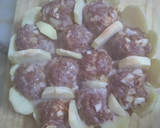 Foto del paso 4 de la receta: Albóndigas con salsa blanca y papas al horno