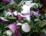 A picture of step 7 of Spicy vegetable soup with zogale and groundnut.