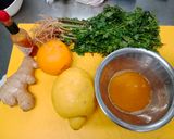 Foto del paso 5 de la receta: Taco de atún sellado en sal de mar y salsa de jengibre adobada