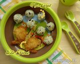 Foto langkah ke 5 dari resep MPASI 20m+ : Nasi Kepal + Ebi furai.