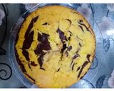 A picture of step 10 of Marbel cake 🎂🎂.