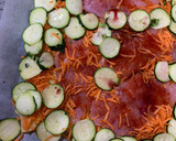 Foto del paso 3 de la receta: Filetes de pavo y salmón al horno con setas