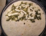 A picture of step 3 of Quesadillas with Nopales, Oaxaca Cheese, and Tomatillo Salsa.