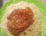A picture of step 6 of Spaghetti and stew with turkey.