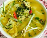 Hình bước làm 5 của món Canh chua cá nấu với xu hào 
