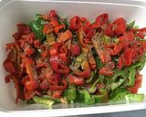 Une image de l'étape 9 de Poivrons et tomates à l'ail et anis vert.