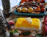 A picture of step 5 of Persian Chelow-kebab.