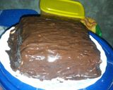 Foto langkah ke 11 dari resep Eggless Cake Pepaya n Coklat Ekonomis - No Oven.