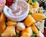 Foto del paso 6 de la receta: Ensalada de radicheta, durazno y queso azul 🍑