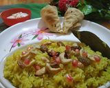A picture of step 3 of Meetha Kanika.