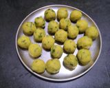 A picture of step 2 of Batata vada.