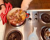 A picture of step 5 of Braised Pork Ragù w/ Mushrooms & Tagliatelle.