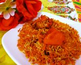 A picture of step 11 of Special Karachi biryani.
