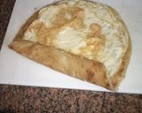 A picture of step 1 of Breakfast chapatieggroll #Athour marathon.