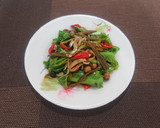 山蘇炒剝皮辣椒(簡單料理)的食譜步驟7照片