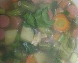 Foto langkah ke 7 dari resep Sop Sayuran dengan Kemiri+Ketumbar.