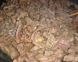 Hình bước làm 3 của món Gỏi bò bóp thấu