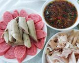 Hình bước làm 2 của món Bún mắm nêm tai heo
