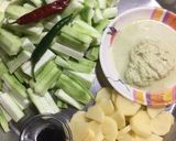 A picture of step 1 of Jhinge Posto / Ridge Gourd in Poppy Mustard Sauce.