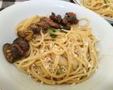 Foto langkah ke 5 dari resep Spaghetti shoyu seledri (japanese style pasta).