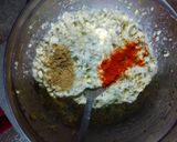 A picture of step 3 of Paneer Stuffed Moongdal Dhokla.