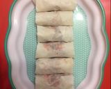 Hình bước làm 2 của món Chả giò chiên giòn