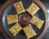 A picture of step 8 of Paneer green peas pockets.