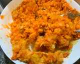 Foto del paso 4 de la receta: Boniatos rellenos de boloñesa de Soja y cheddar