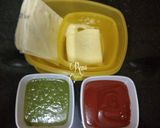 A picture of step 2 of Spiral Mini Sandwiches.
