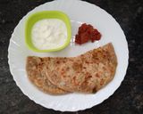 A picture of step 9 of Bombay Mix Aloo Paratha.