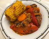 Foto del paso 5 de la receta: Estofado de pollo y carne bien completo muy fácil!