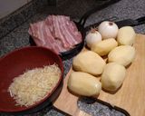 Foto del paso 1 de la receta: Torta de papa y panceta