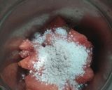 A picture of step 1 of Watermelon Popsicle.