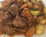 Vörösboros sertésragu recept fázis 4 fotója