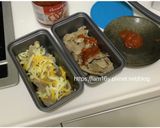 【簡易便當菜】一次搞定兩種口味烤肉片（起司焗烤、蕃茄辣醬）的食譜步驟2照片