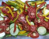 Foto del paso 2 de la receta: Verduras horneadas a la vinagreta con parmesano なな紫(^ω^)。