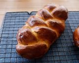 A picture of step 14 of Soft Chewy Braided Raisin Bread.