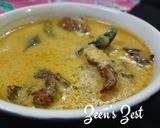 A picture of step 4 of Kadhi Pakoras with Water Spinach.