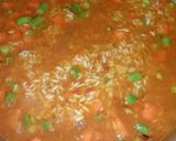 A picture of step 4 of Turmeric Jollof Rice.