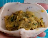 A picture of step 20 of Aloo Samosa.