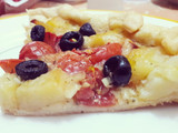 Torta salata patate e pomodorino ciliegino