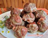 Foto del passaggio 6 della ricetta 🧆Polpette di Bovino Avvolte in Pancetta al Monsieur Cuisine🥓