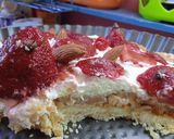 Foto del paso 9 de la receta: Tarta de frutillas, con almíbar de naranja, frutillas y almendra