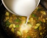 A picture of step 5 of Lemony Cucumber Tofu Soup.