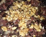 Foto del passaggio 2 della ricetta Pasta radicchio speck e noci