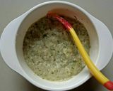 Foto langkah ke 6 dari resep MPASI 4* Bubur nasi salmon bayam (6 bulan).